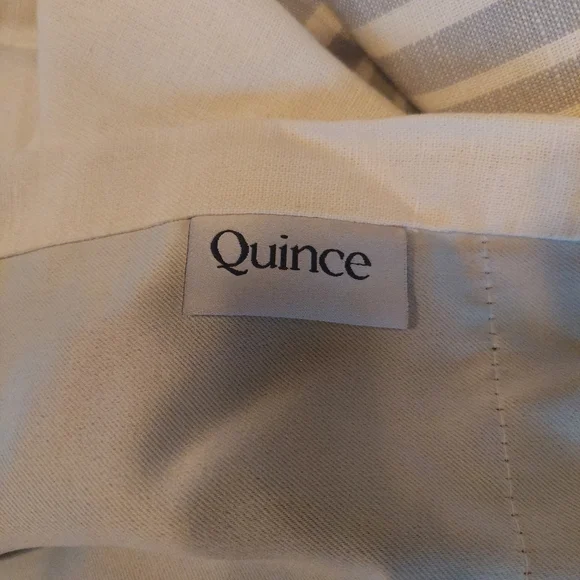 NWT! Quince Linen Coastal Stripe Blackout Curtains- 2 Panels! 48"x 84" (C67) - Picture 7 of 11